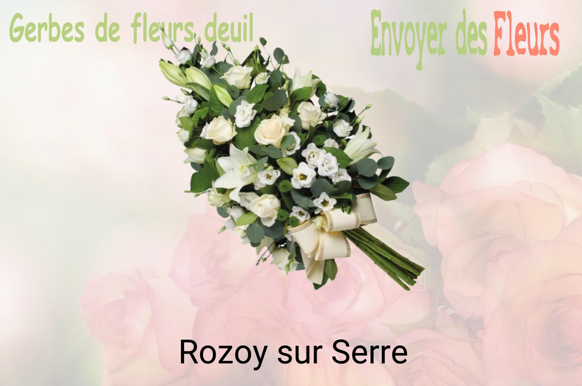 Gerbe de fleurs de deuil livrée à Rozoy-sur-Serre