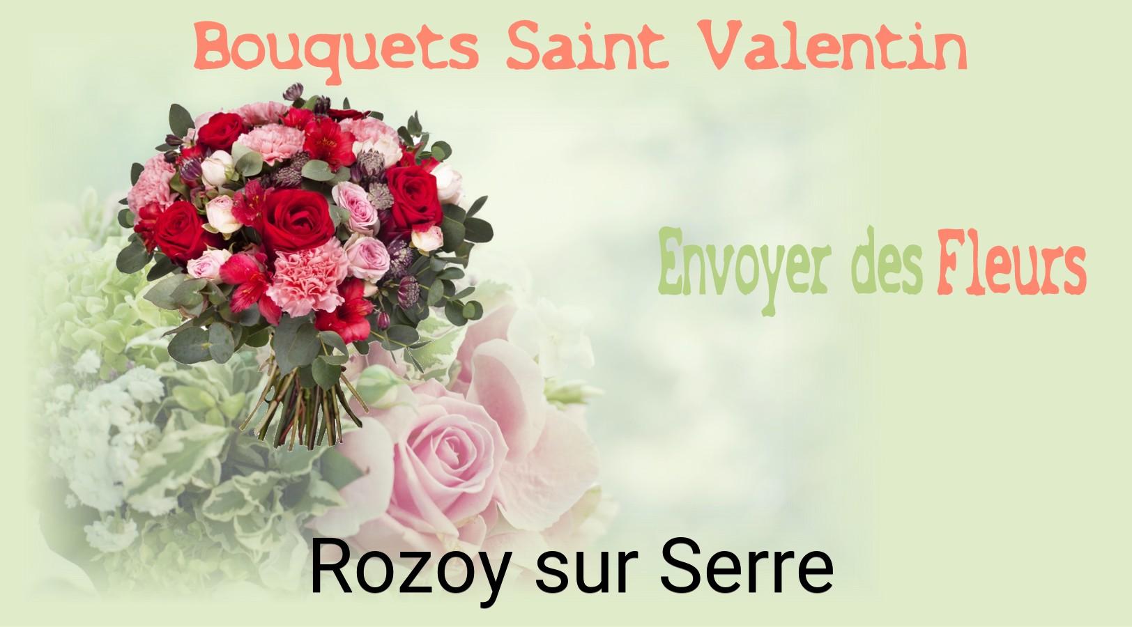 Roses de Saint-Valentin livrées à Rozoy-sur-Serre